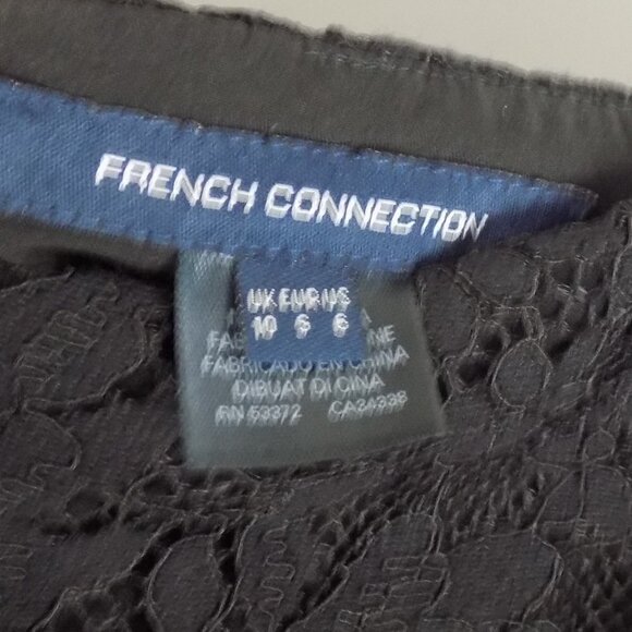 French Connection Midnight Lace Mini Dress - Picture 5 of 7